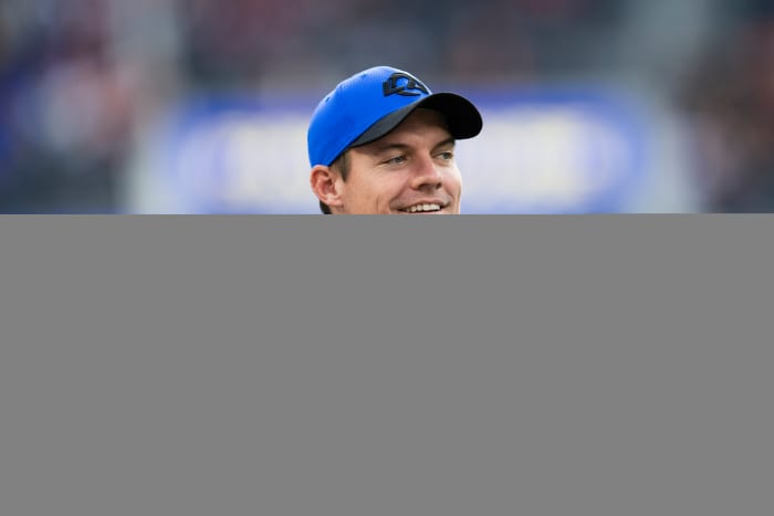 Kevin O'Connell was the offensive coordinator for the Rams before joining the Vikings as their head coach.